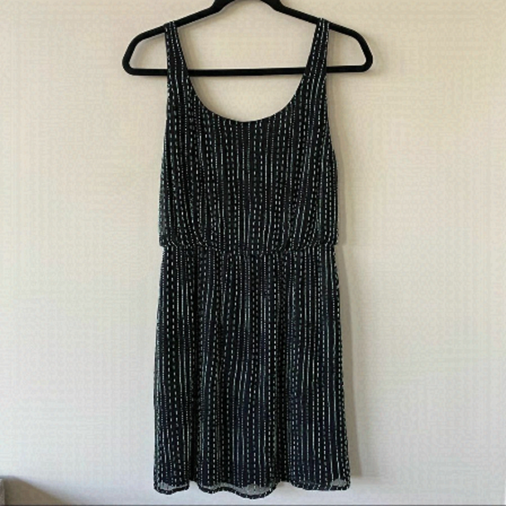 ALICE & Olivia -Micro Beaded Silk Cowl Back Dress